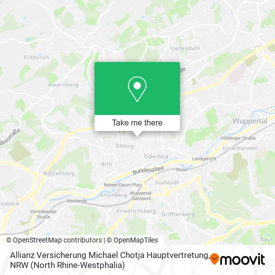 Карта Allianz Versicherung Michael Chotja Hauptvertretung