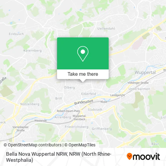 Bella Nova Wuppertal NRW map