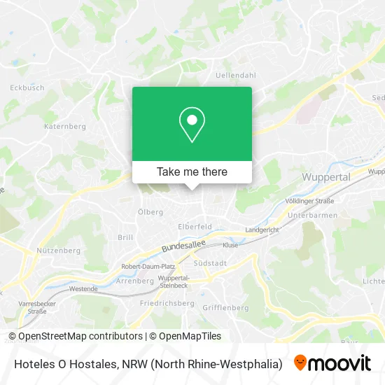 Hoteles O Hostales map