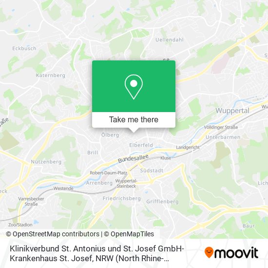 Klinikverbund St. Antonius und St. Josef GmbH-Krankenhaus St. Josef map
