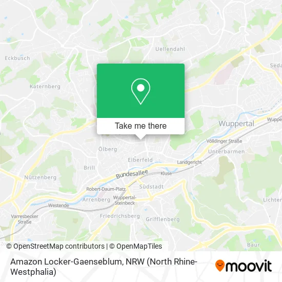 Карта Amazon Locker-Gaenseblum
