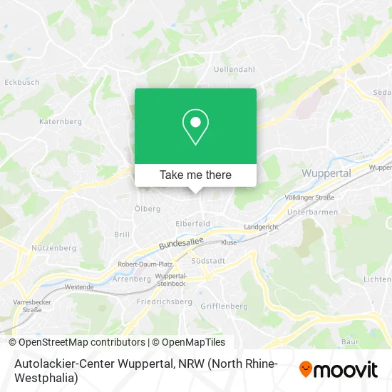 Autolackier-Center Wuppertal map