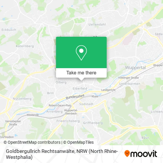 Карта Goldbergullrich Rechtsanwälte