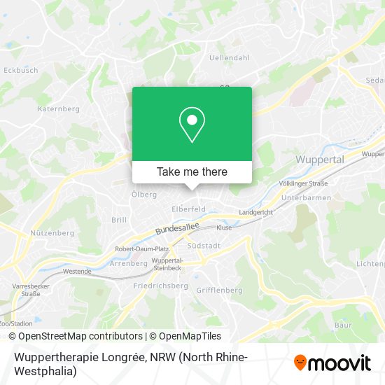 Wuppertherapie Longrée map