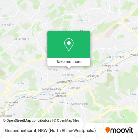 Карта Gesundheitsamt