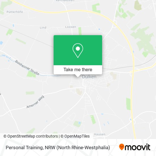 Personal Training map