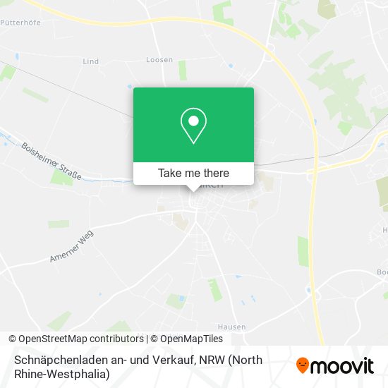Schnäpchenladen an- und Verkauf map