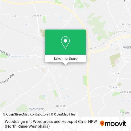 Webdesign mit Wordpress und Hubspot Cms map