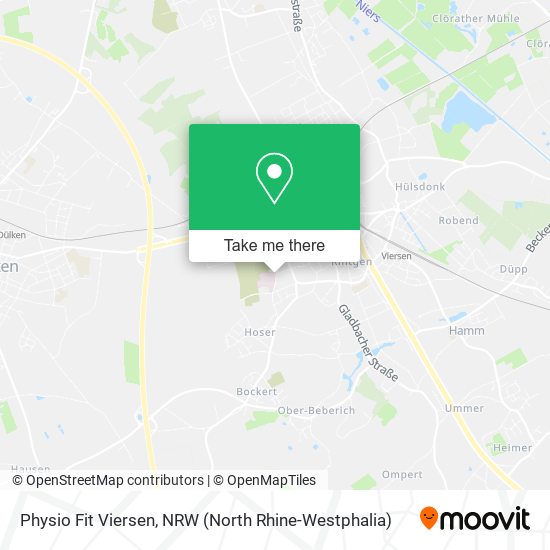 Physio Fit Viersen map