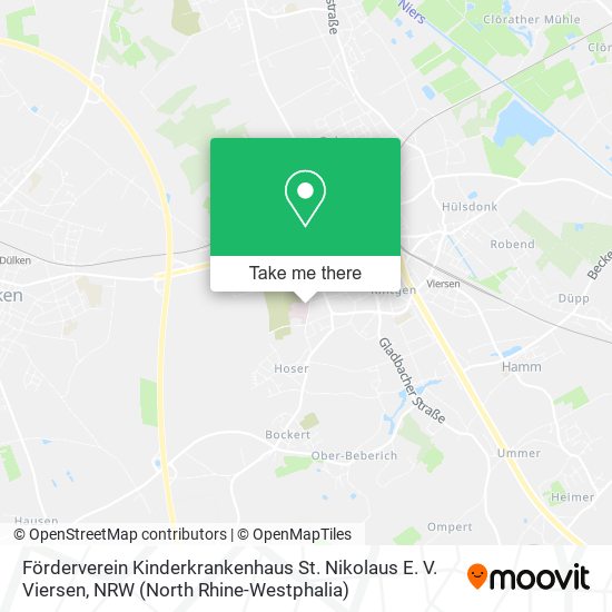Förderverein Kinderkrankenhaus St. Nikolaus E. V. Viersen map