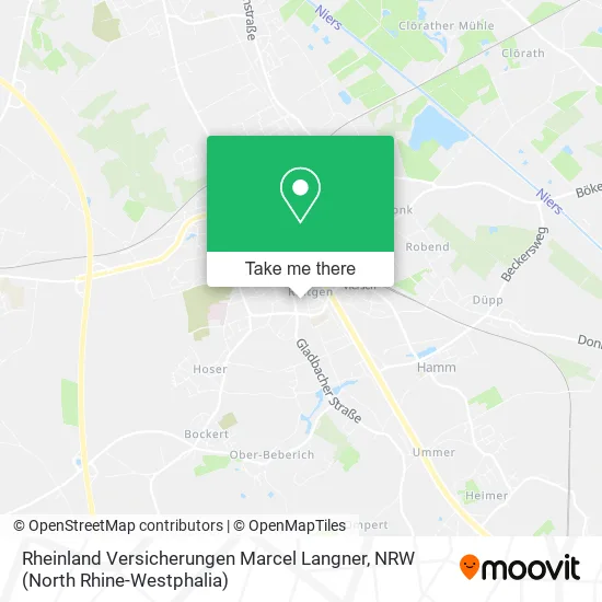 Rheinland Versicherungen Marcel Langner map