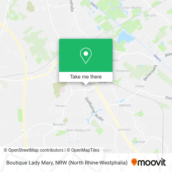 Boutique Lady Mary map