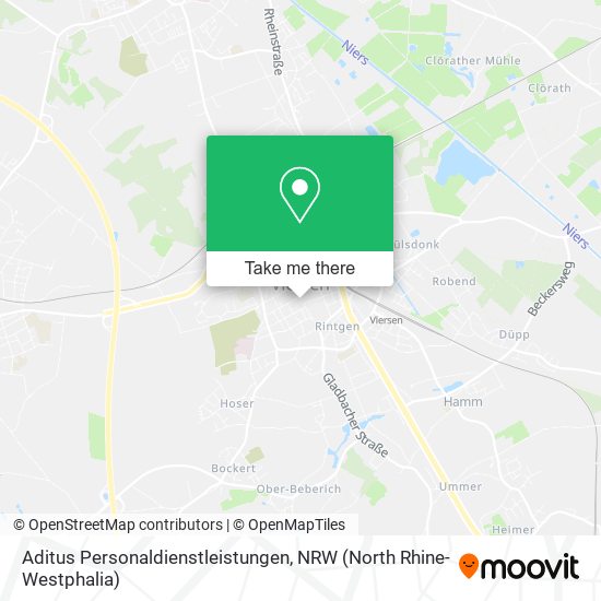 Aditus Personaldienstleistungen map