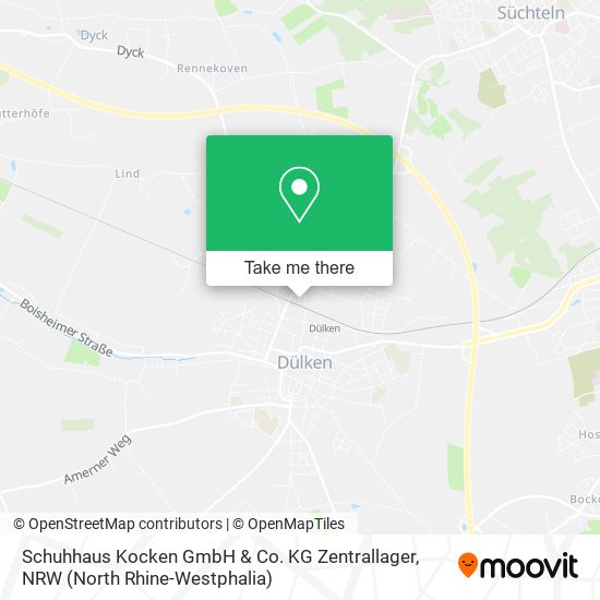 Schuhhaus Kocken GmbH & Co. KG Zentrallager map