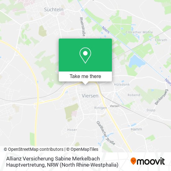 Allianz Versicherung Sabine Merkelbach Hauptvertretung map
