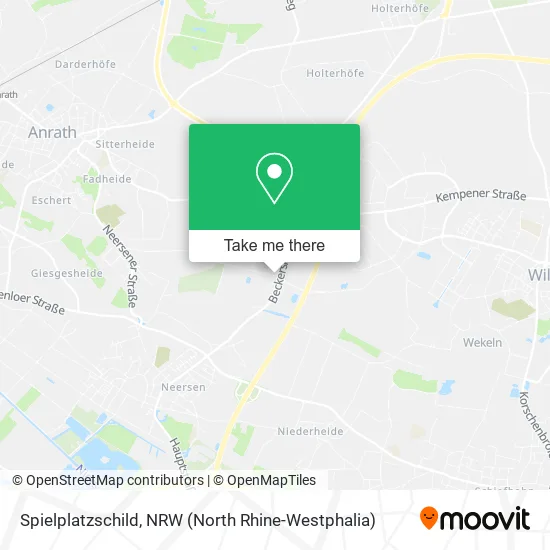 Карта Spielplatzschild