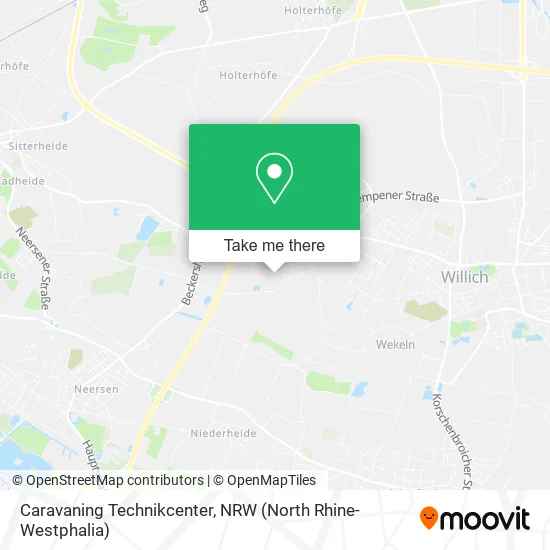 Карта Caravaning Technikcenter