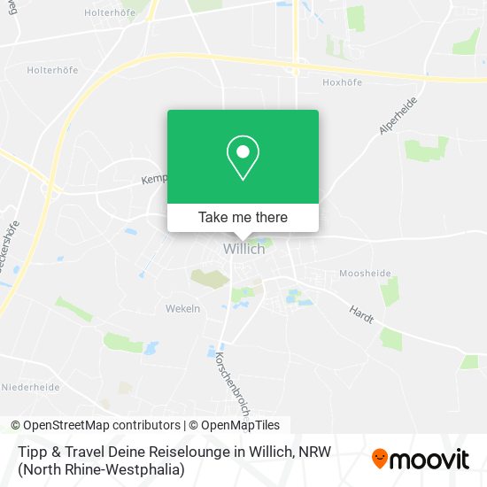 Tipp & Travel Deine Reiselounge in Willich map