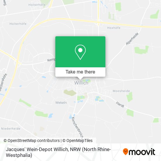Jacques' Wein-Depot Willich map