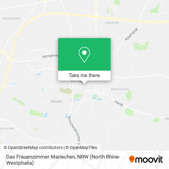 Карта Das Frauenzimmer Mariechen