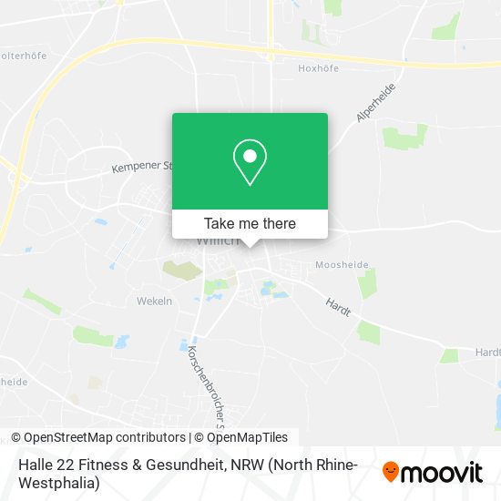 Halle 22 Fitness & Gesundheit map