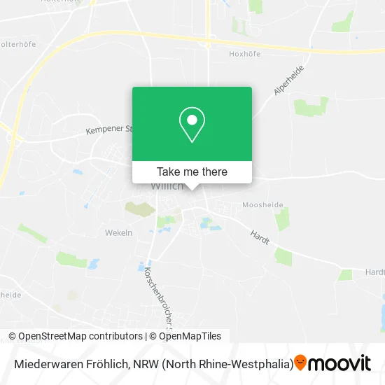 Карта Miederwaren Fröhlich