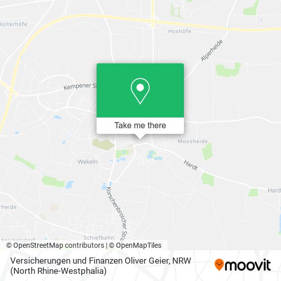 Versicherungen und Finanzen Oliver Geier map