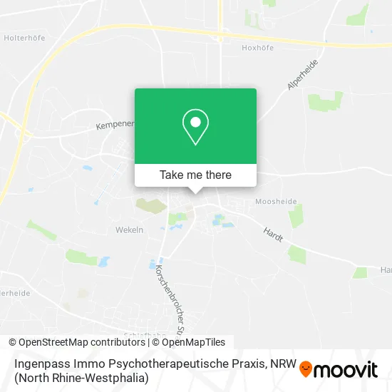 Карта Ingenpass Immo Psychotherapeutische Praxis
