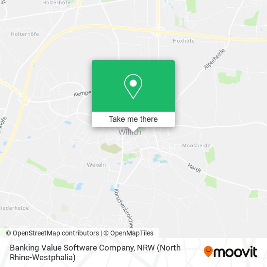 Banking Value Software Company map