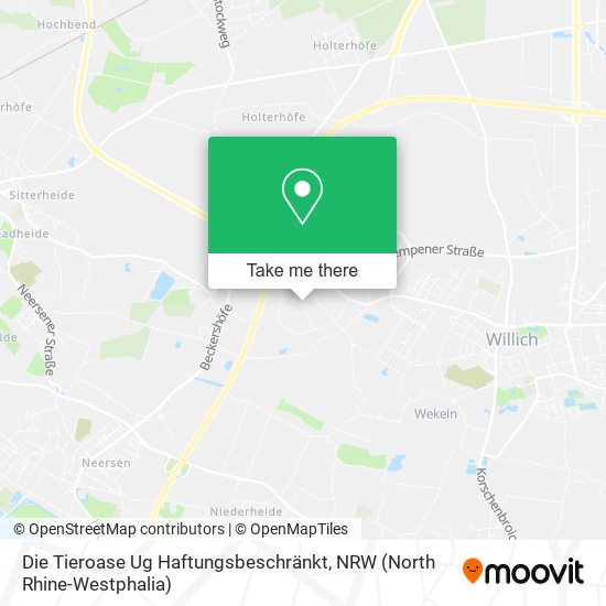 Die Tieroase Ug Haftungsbeschränkt map