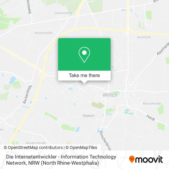 Die Internetentwickler - Information Technology Network map