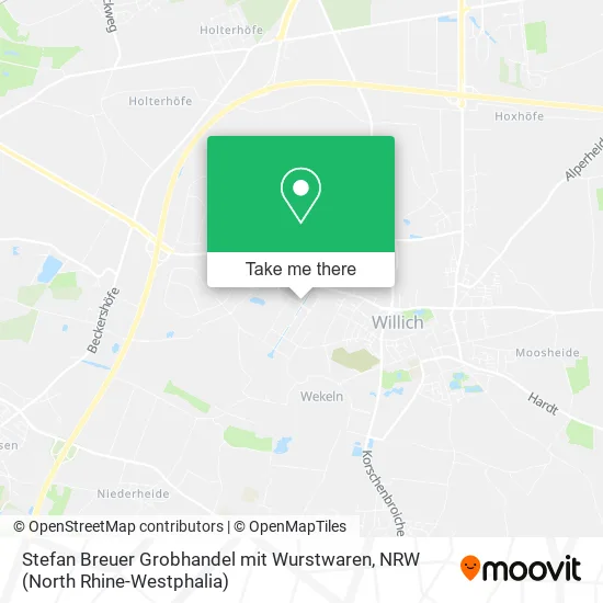 Stefan Breuer Grobhandel mit Wurstwaren map