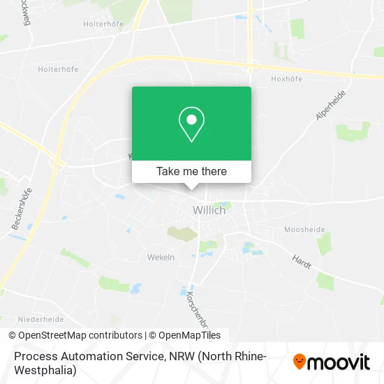 Карта Process Automation Service