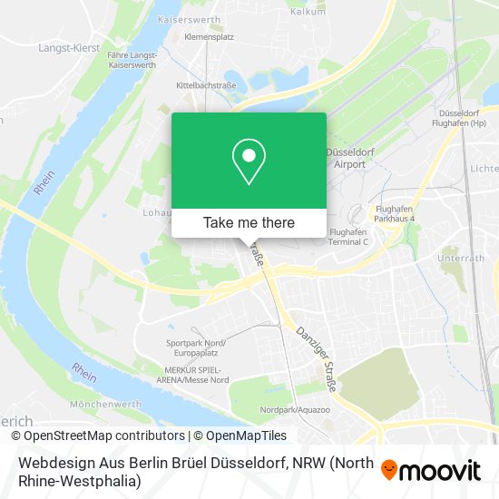 Webdesign Aus Berlin Brüel Düsseldorf map