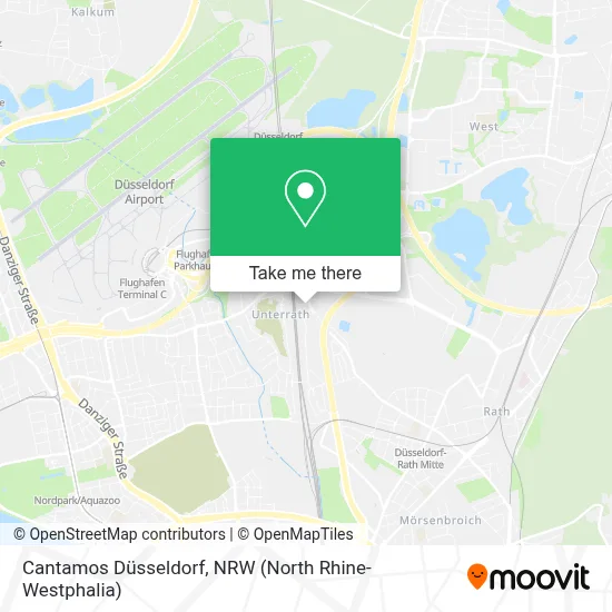 Cantamos Düsseldorf map