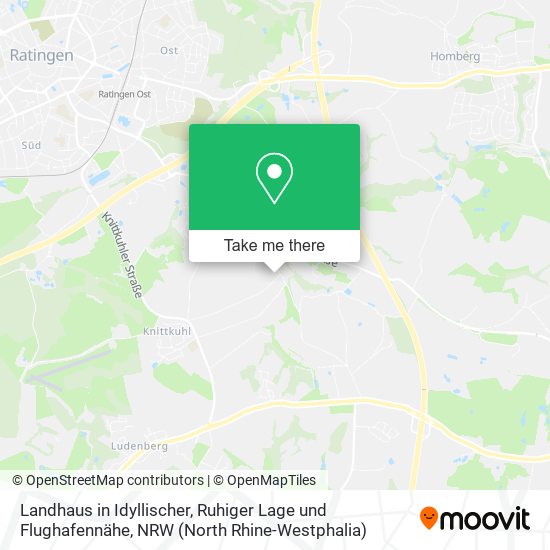 Landhaus in Idyllischer, Ruhiger Lage und Flughafennähe map