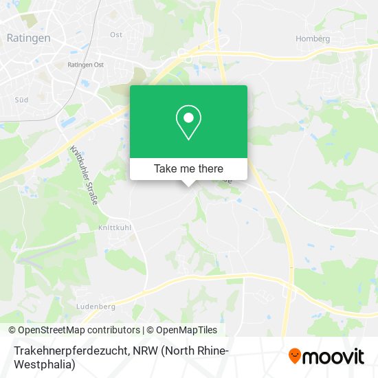 Trakehnerpferdezucht map