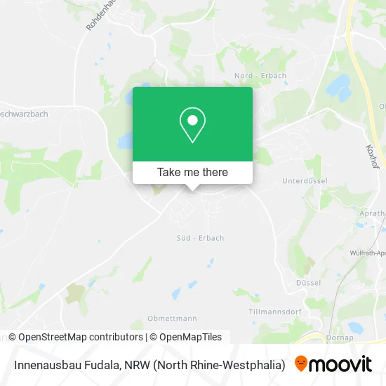 Innenausbau Fudala map