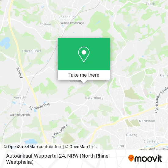 Карта Autoankauf Wuppertal 24