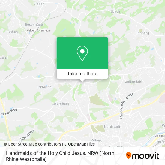 Карта Handmaids of the Holy Child Jesus