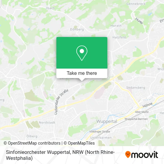 Карта Sinfonieorchester Wuppertal