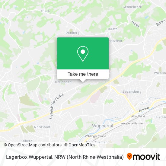 Lagerbox Wuppertal map