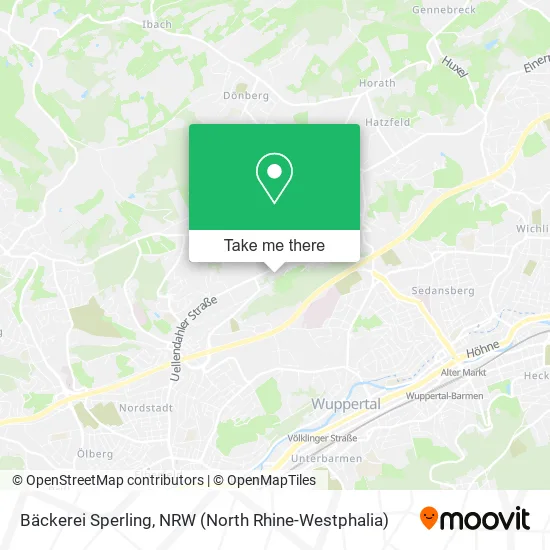 Карта Bäckerei Sperling
