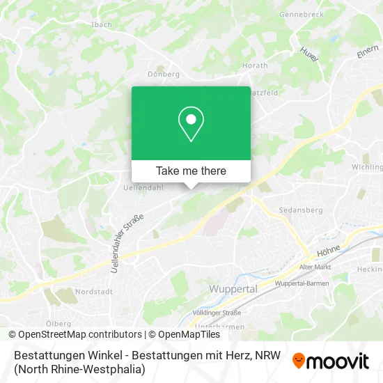 Карта Bestattungen Winkel - Bestattungen mit Herz