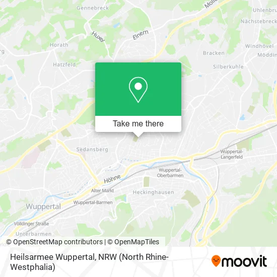 Heilsarmee Wuppertal map