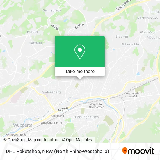 Карта DHL Paketshop