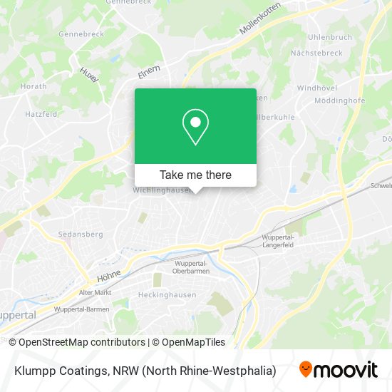 Klumpp Coatings map