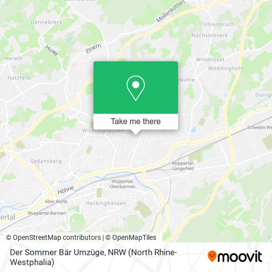 Der Sommer Bär Umzüge map