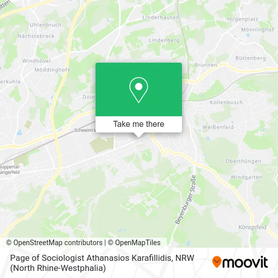 Page of Sociologist Athanasios Karafillidis map