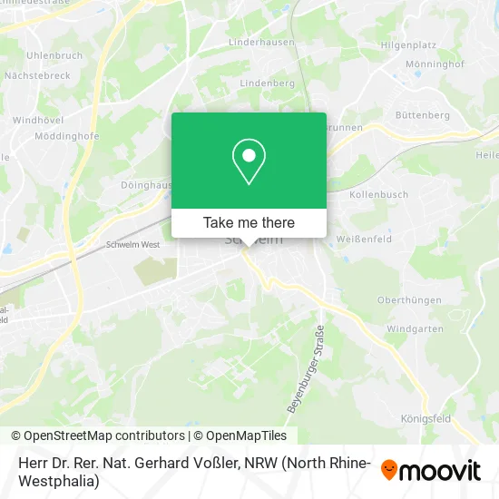 Карта Herr Dr. Rer. Nat. Gerhard Voßler